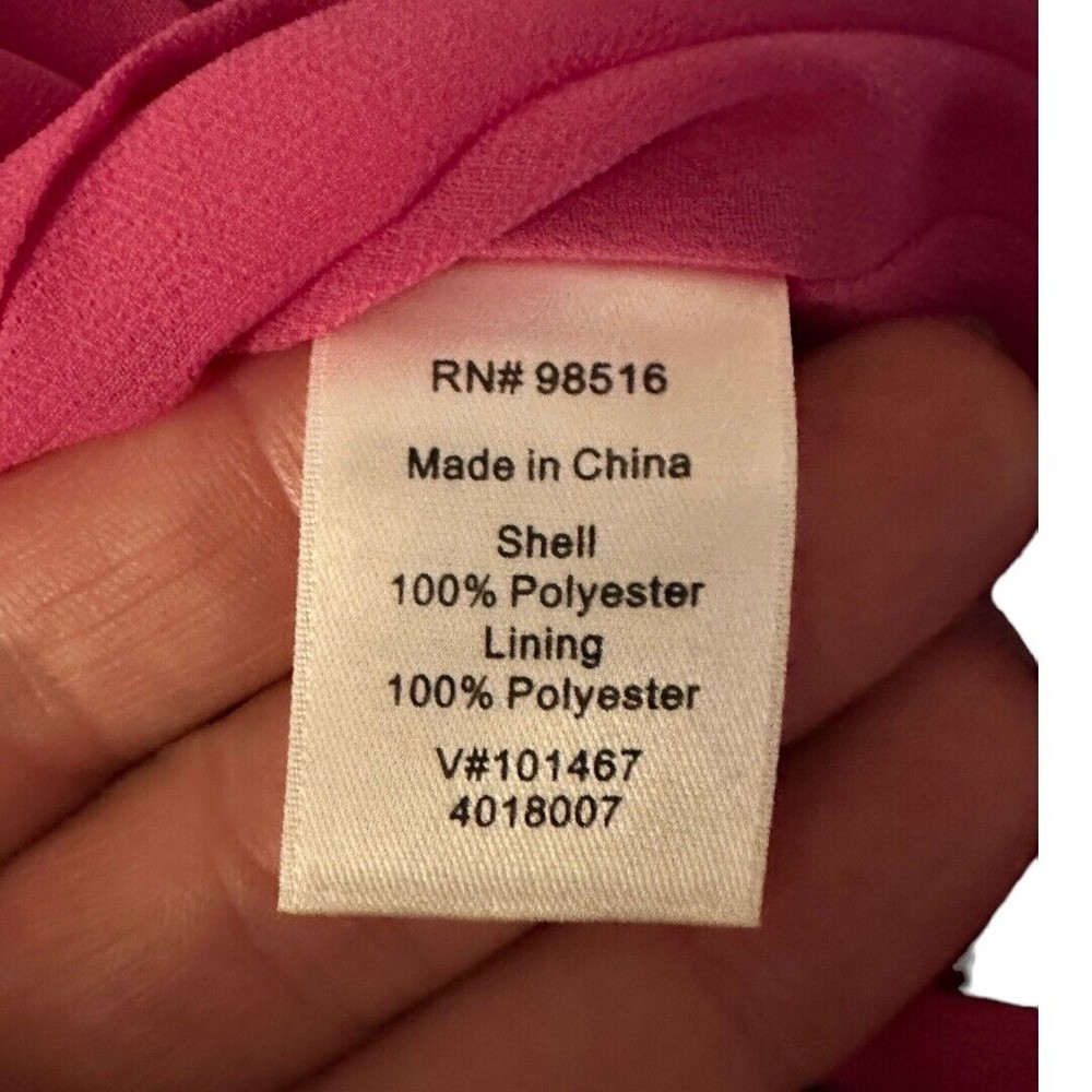 Coldwater Creek Hot Pink tiered tank top Size XS - Picture 8 of 9